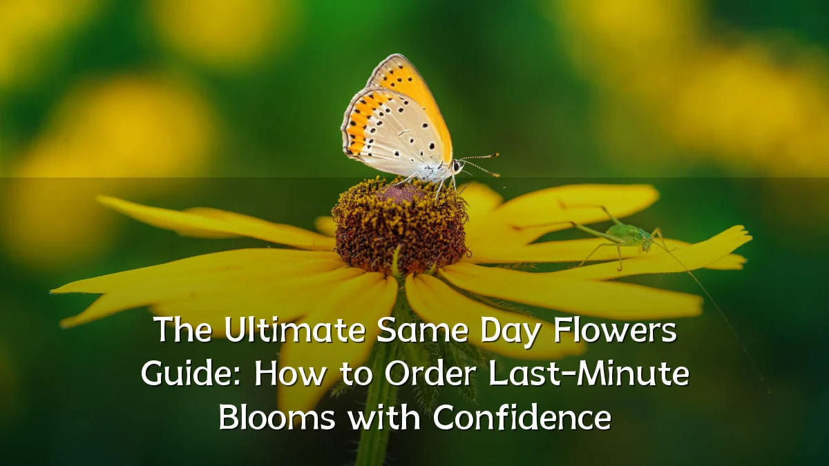 The Ultimate Same Day Flowers Guide: How to Order Last-Minute Blooms with Confidence