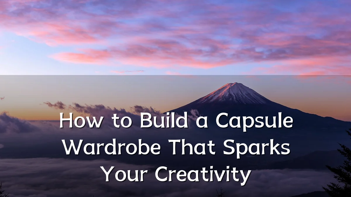How to Build a Capsule Wardrobe That Sparks Your Creativity