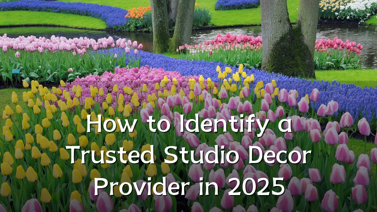 How to Identify a Trusted Studio Decor Provider in 2025