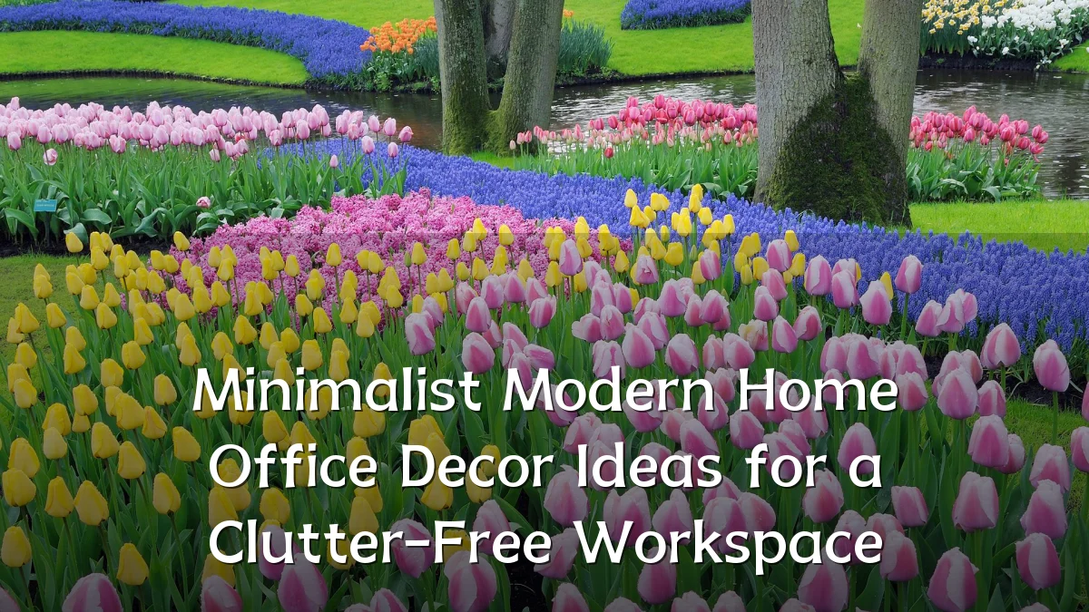 Minimalist Modern Home Office Decor Ideas for a Clutter-Free Workspace