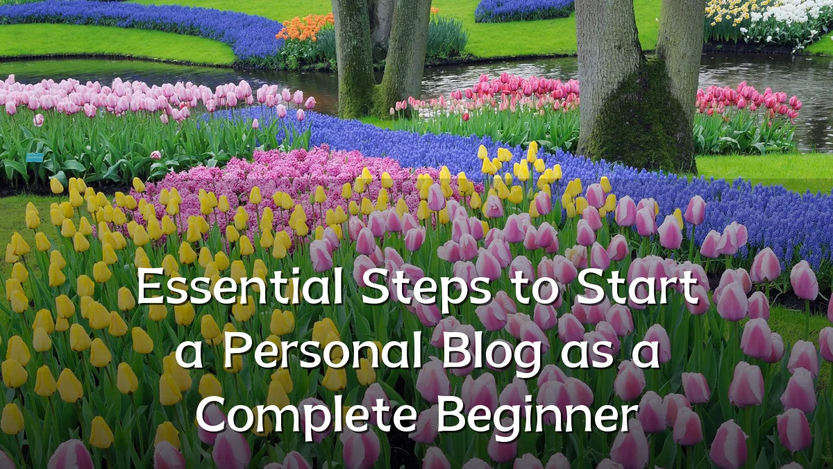 Essential Steps to Start a Personal Blog as a Complete Beginner