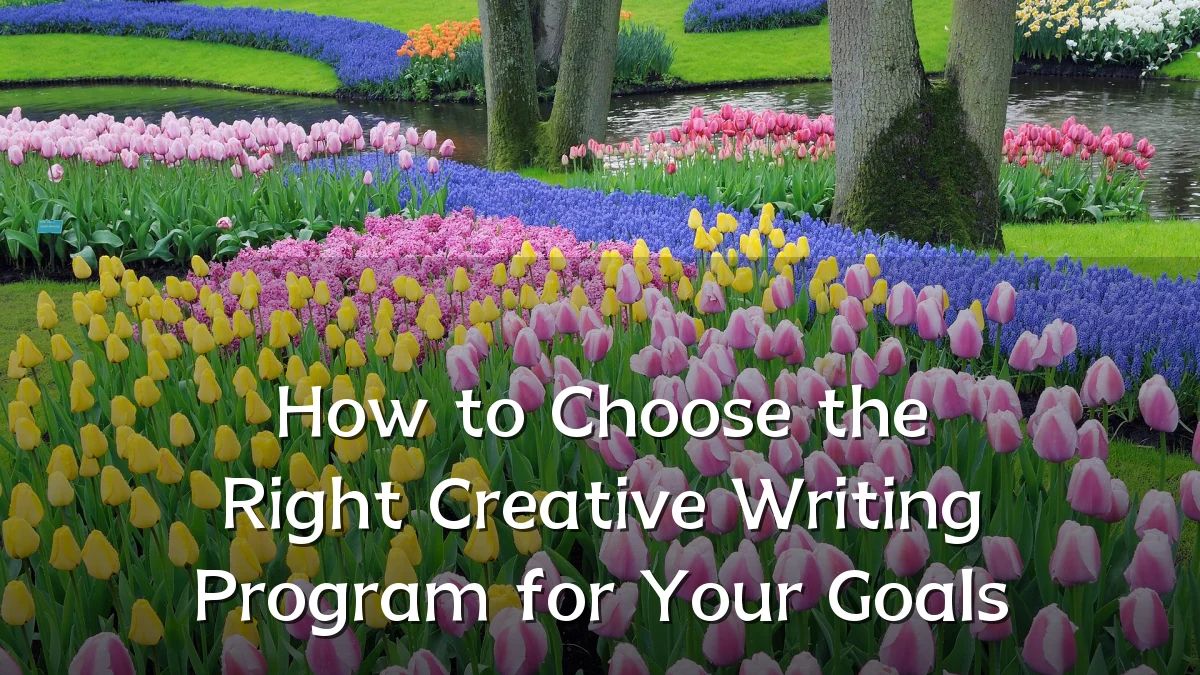 How to Choose the Right Creative Writing Program for Your Goals