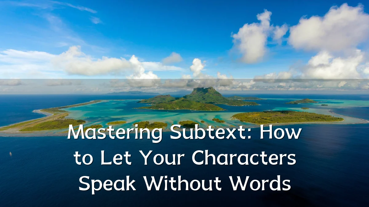 Mastering Subtext: How to Let Your Characters Speak Without Words