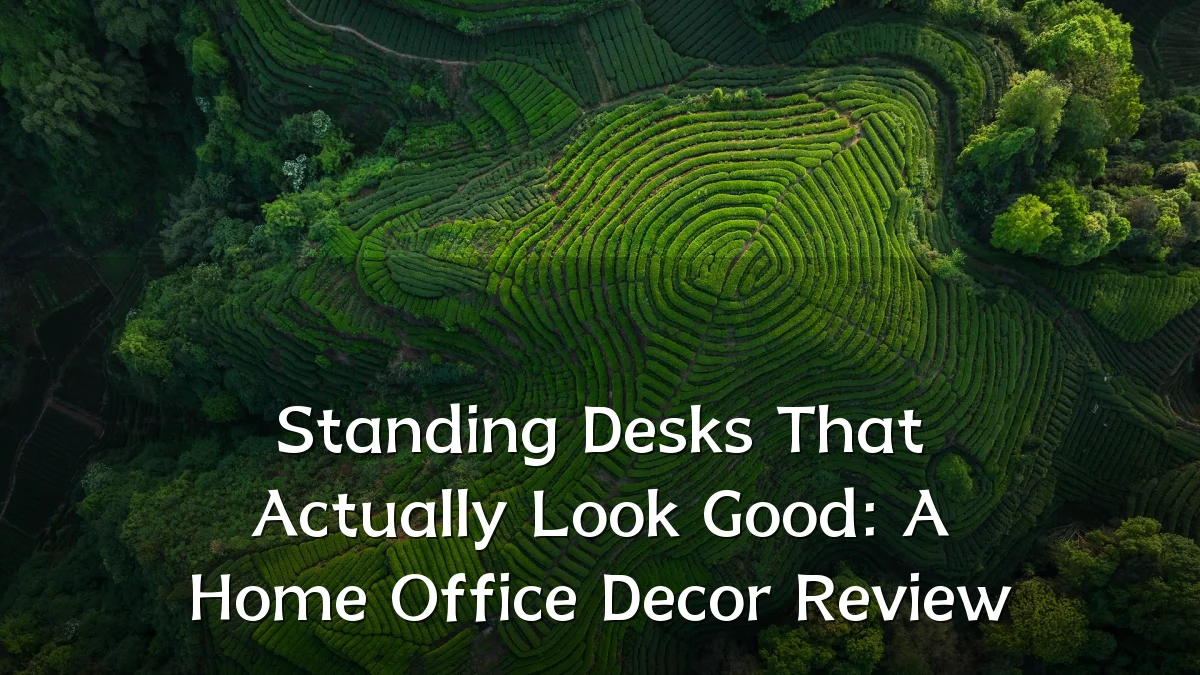 Standing Desks That Actually Look Good: A Home Office Decor Review